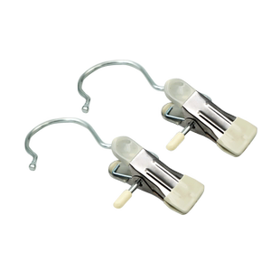 裤夹子家用无痕不锈钢多功能带挂钩裙子裤子收纳神器专用衣架裤架