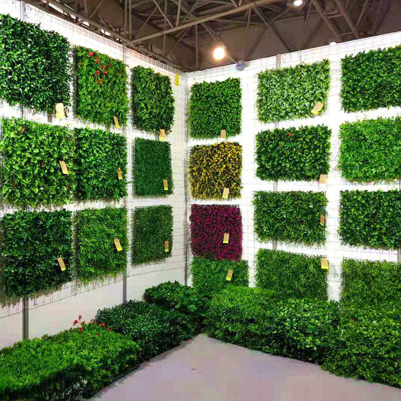 仿真防晒米兰抗UV草坪工程绿植墙植物墙塑料草坪假草坪