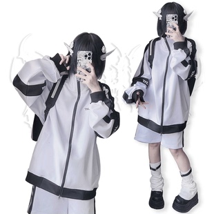 【氛围元气】运动卫衣量产型外套氛围男女同款外套氛围气