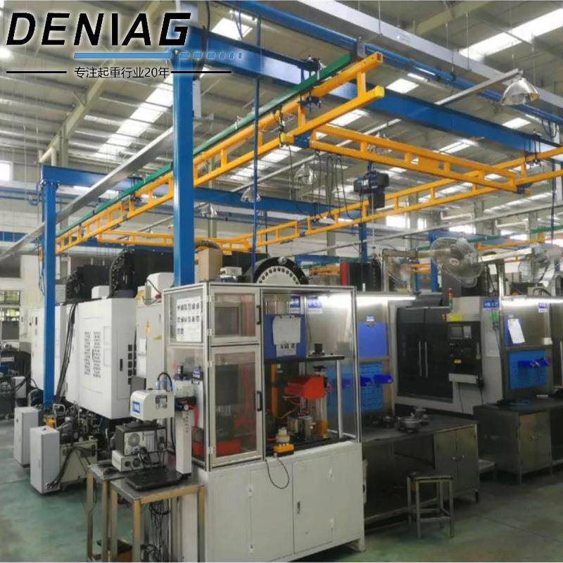 厂家直供500kg刚性自立式起重机1T小型起重机KBK轻轨吊起重机