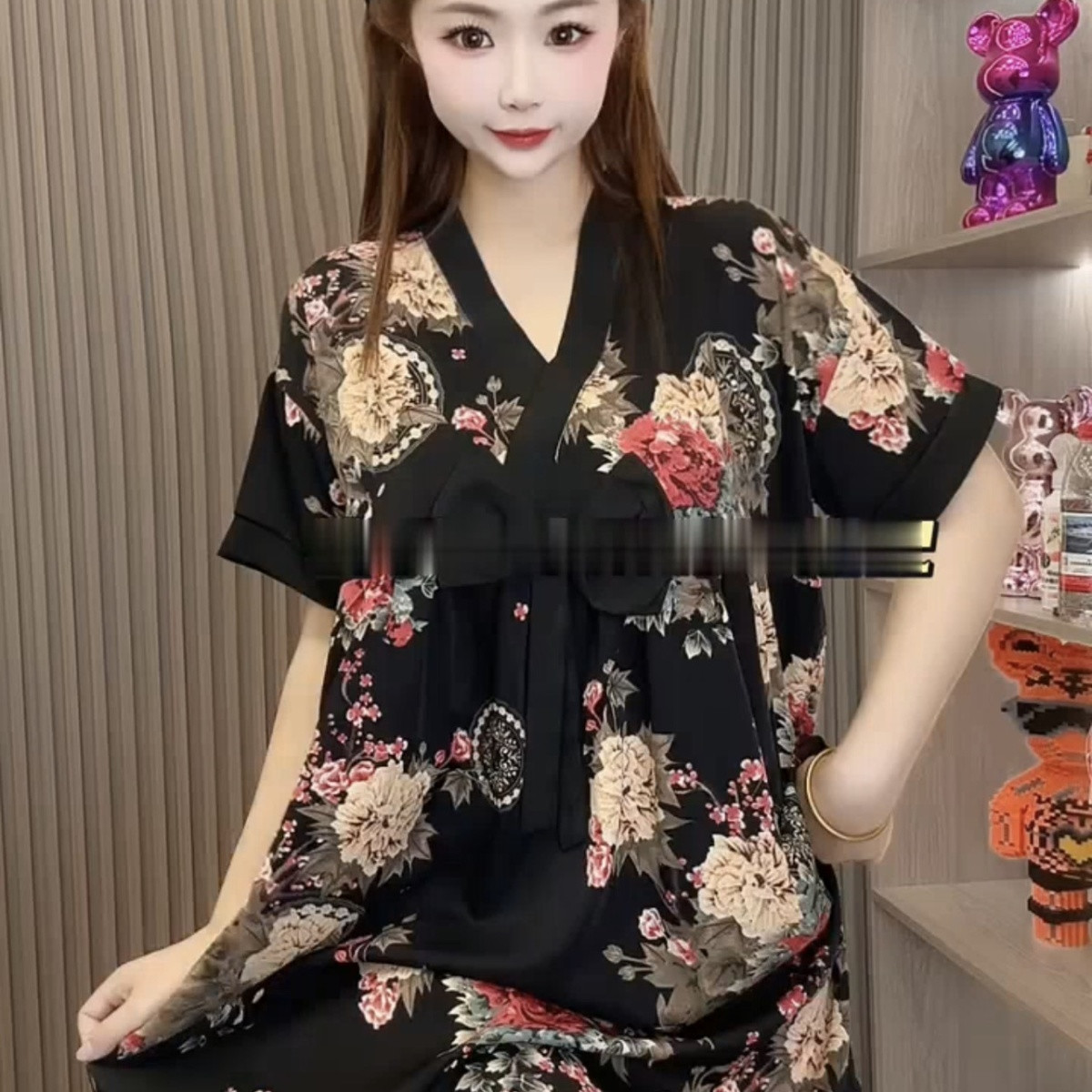 2026新款薄款显瘦碎花家居睡裙