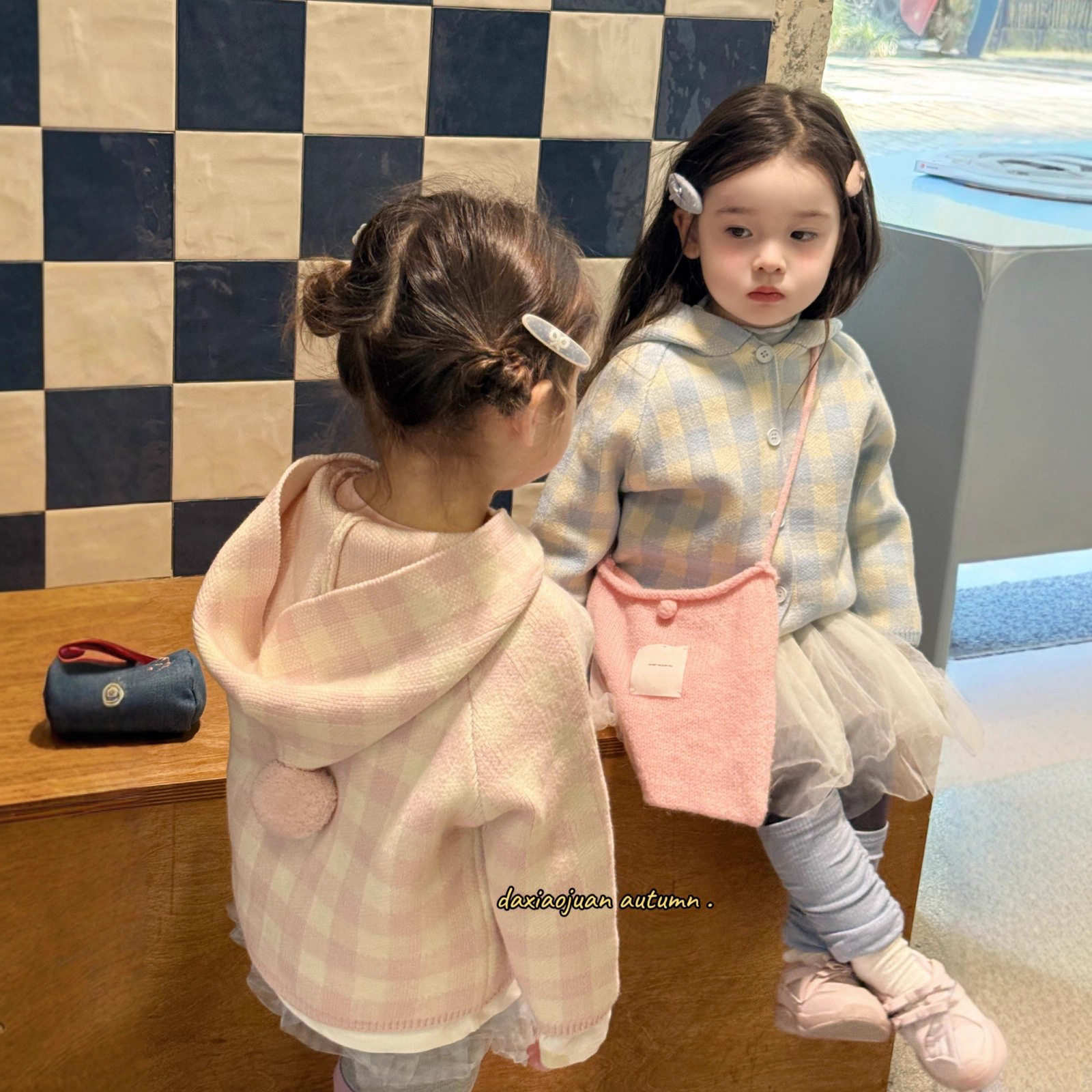 大小卷童装25秋冬女童毛衣女宝毛衣/针织衫