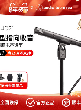 铁三角 AT4041小振膜钢琴鼓吉他录音乐器专业电容话筒麦克风
