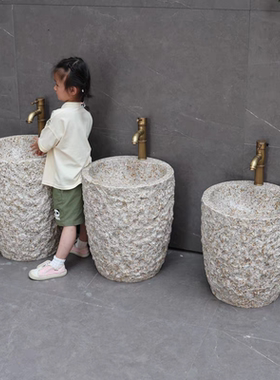 幼儿园户外石材洗手盆一