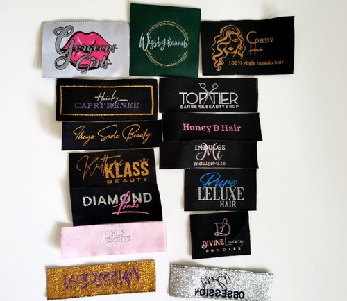 水洗标织唛布标标签假发服装