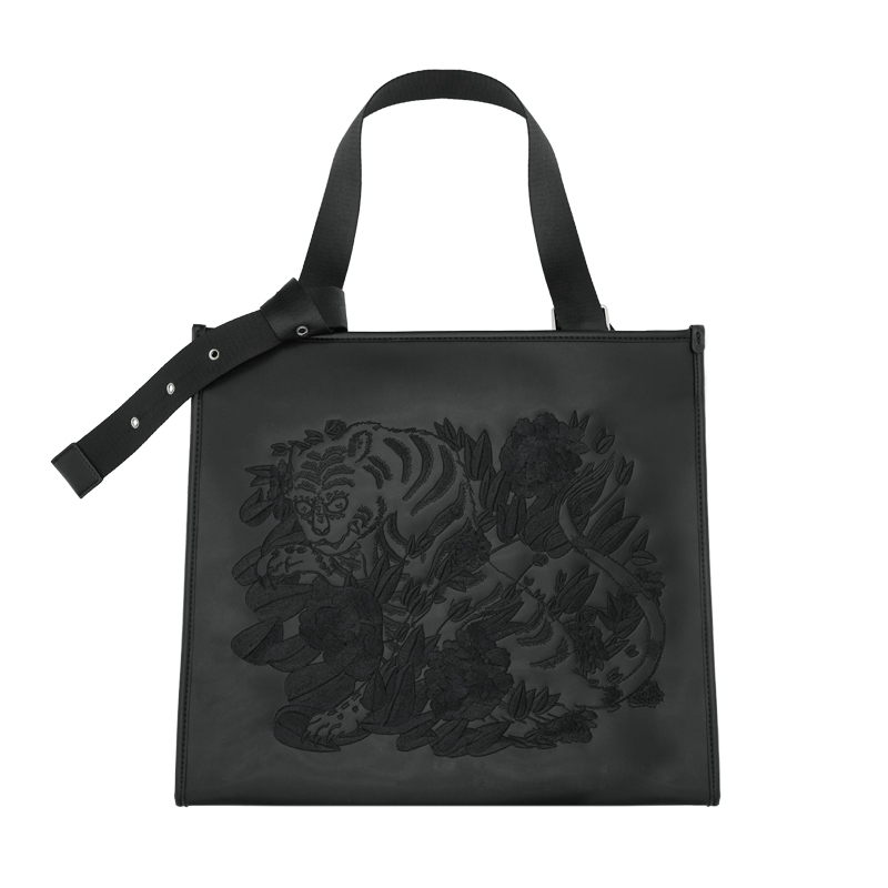 万物复苏原创刺绣大容量托特包