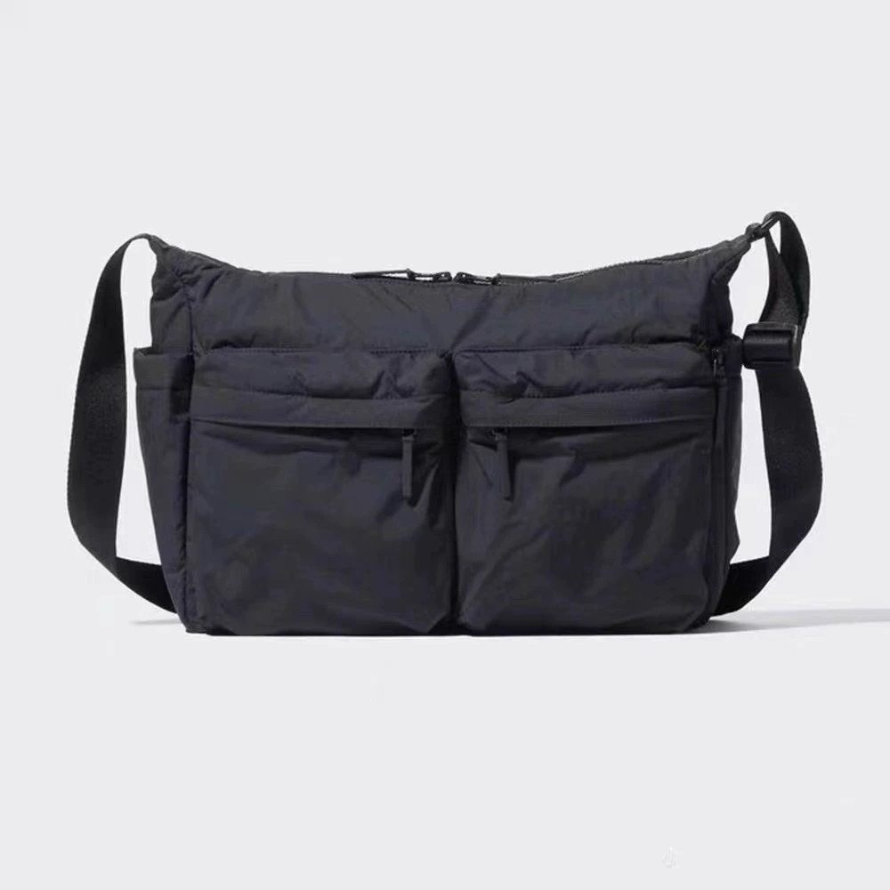thumbnail for Japanese casual crossbody bag shoulder bag large capacity computer bag multi-pocket sports shoulder bag star same style men's bag women