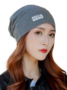 女秋冬潮月子休闲韩版堆堆帽帽子