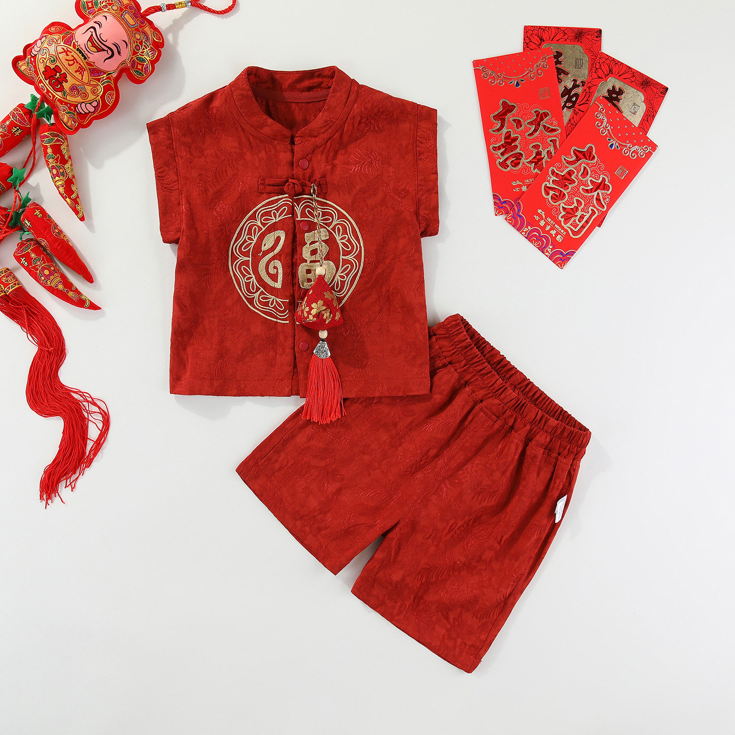 汉服男童夏装套装新款儿童国风男宝宝一周岁礼服夏季婴儿中式唐装,童装/婴儿装/亲子装,唐装,淘宝优惠券,粉丝福利购,淘宝优惠卷