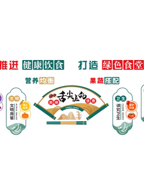 节约粮食墙贴餐厅学校文化幼儿园