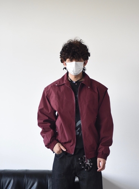 x1617 春秋美式复古潮流纯色百搭翻领工装夹克休闲外套男士ST3246