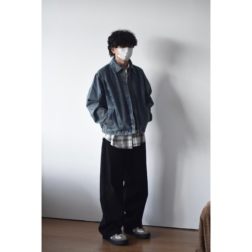 X1617短款显高牛仔夹克外套