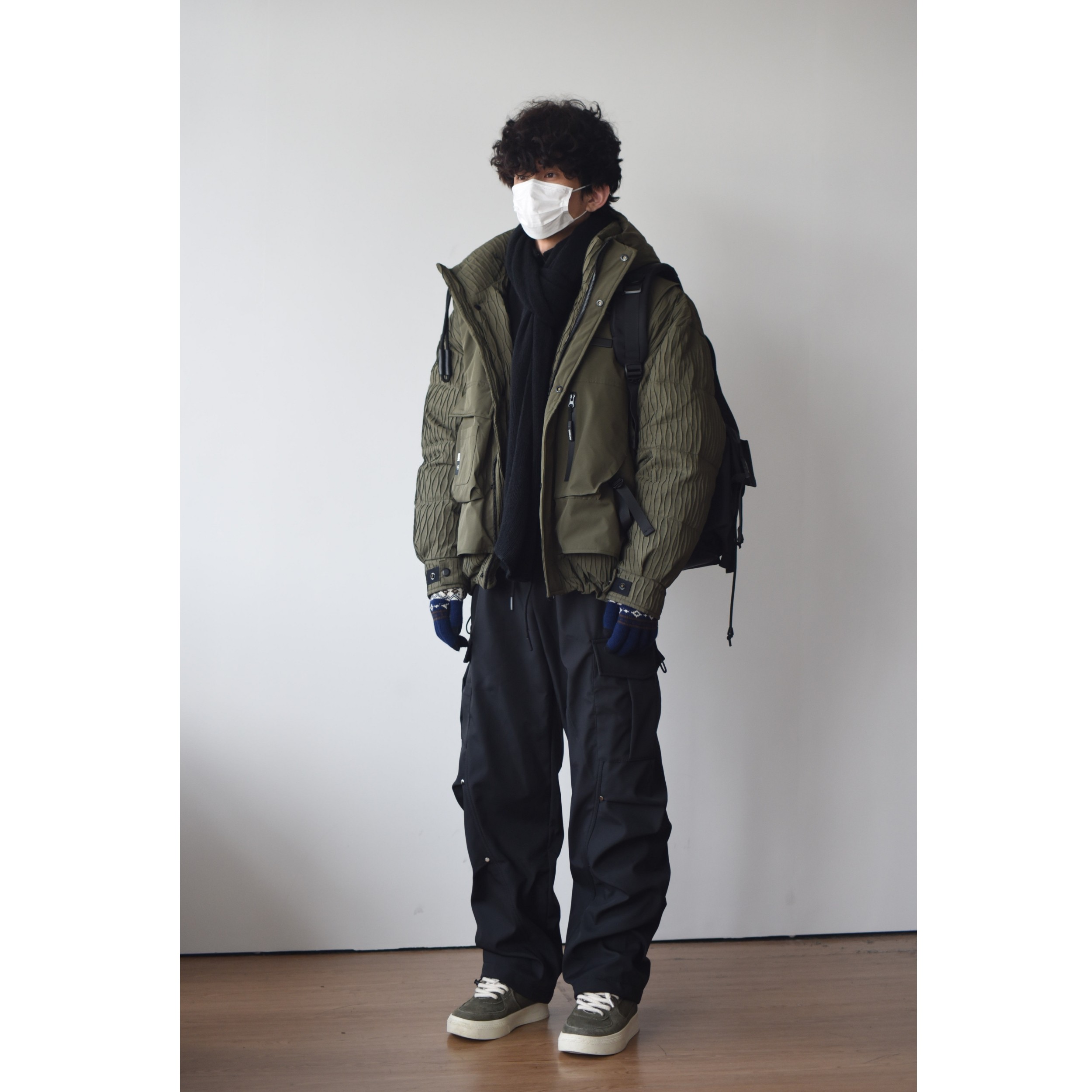 X1617冬季加厚白鸭绒棉服羽绒服