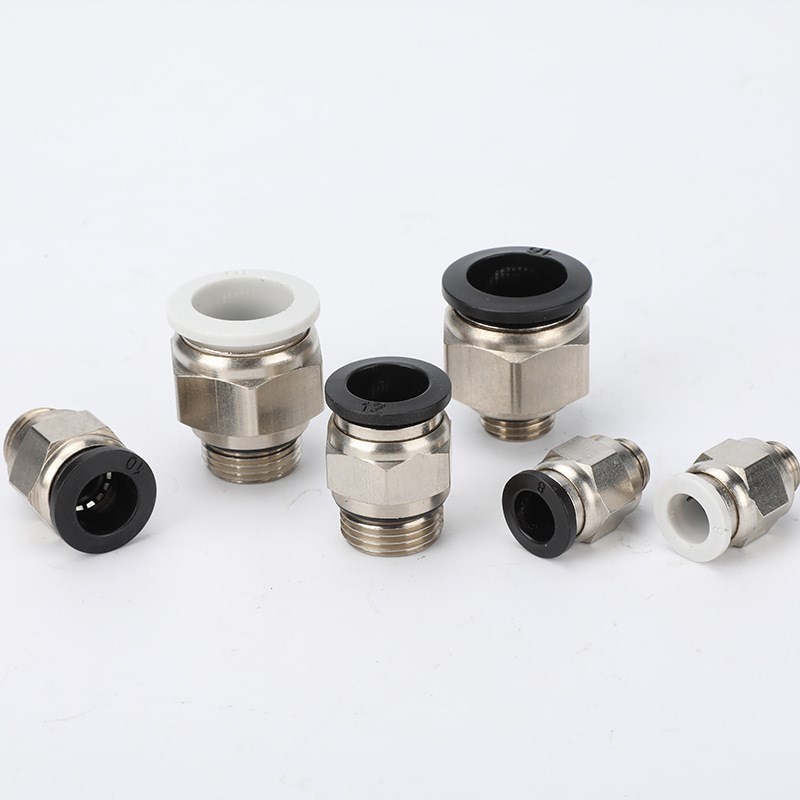 PC直通G螺纹系列气动气管快速接头 直通G螺纹EPC8-G02/6-01/10-03