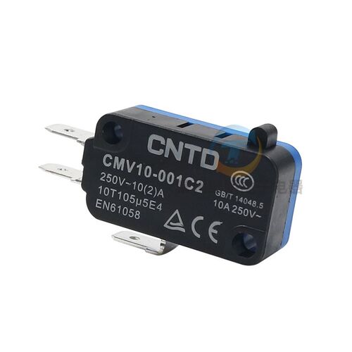 微动开关V15 1C25小型行程限位3脚开关常闭CMV100D微型