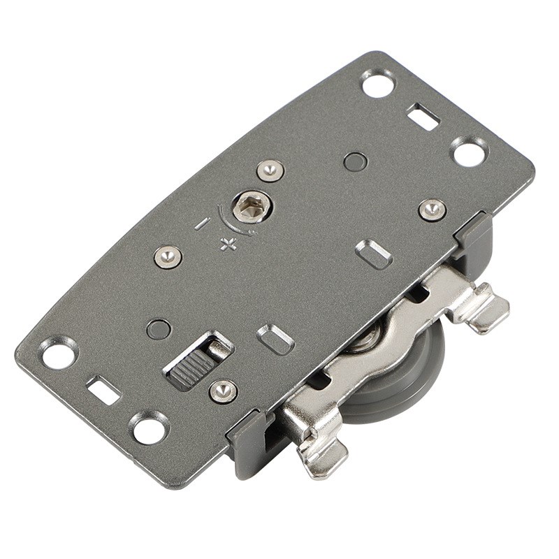 双向缓冲衣柜推拉门轨道r 重型内嵌式柜门移门趟门五金铝滑轨配件