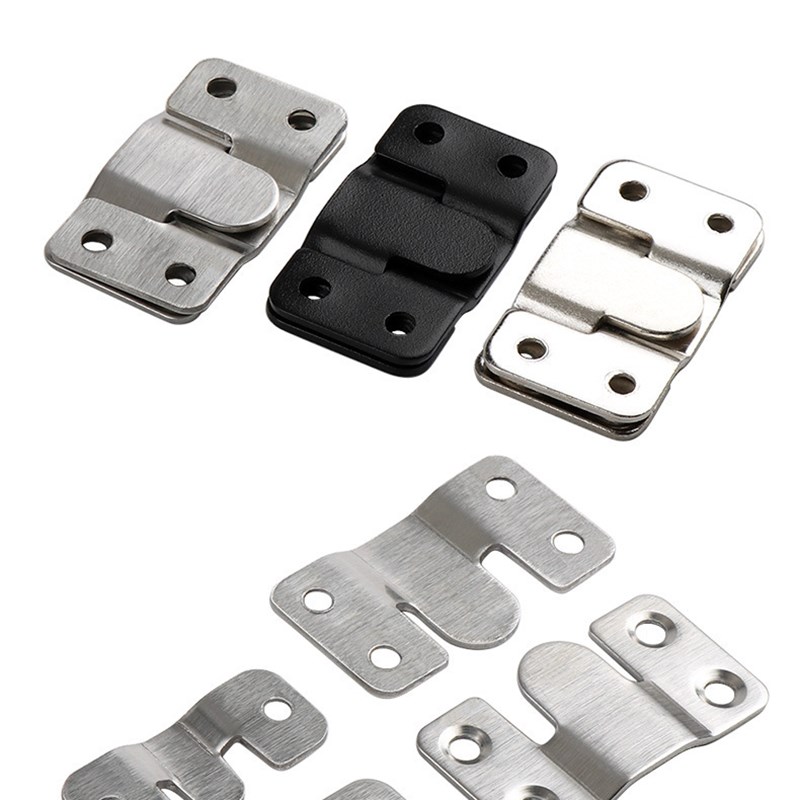 纯不锈钢相框挂钩 十字绣婚纱照暗装挂码镜扣 展S厅画廊 画框挂件