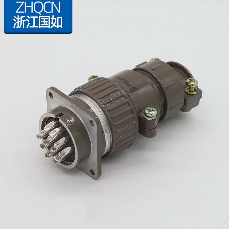 航空插头插座 P32K4Q /u P32J4A -14芯 直式电线连接器电连接器