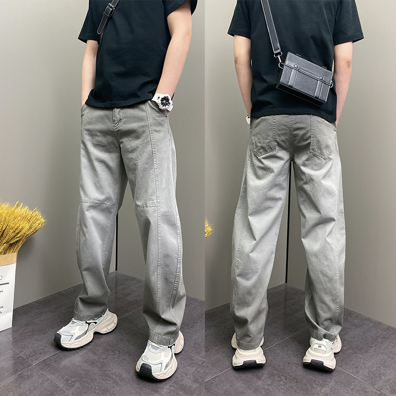 春夏潮流韩版户外时尚水洗脏脏裤