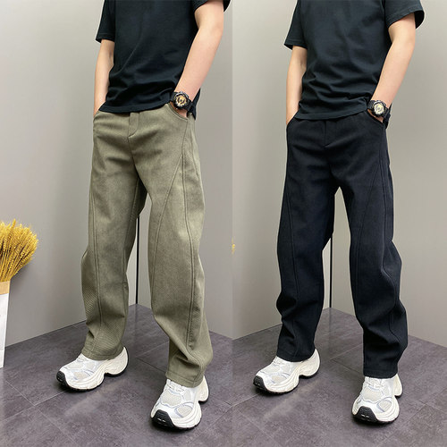 冬季韩版纯色百搭休闲长裤