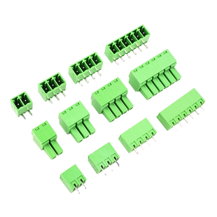 KF2EDG 3.81mm插拔式pcb接线端子弯直针+插座2p3P4P5P6P7P10P12P