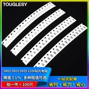 0402 0603 0805 1206 chip điện trở 100R 110R 120R 130R 150R 160R 1% điện trở nhiệt có điện trở 5w