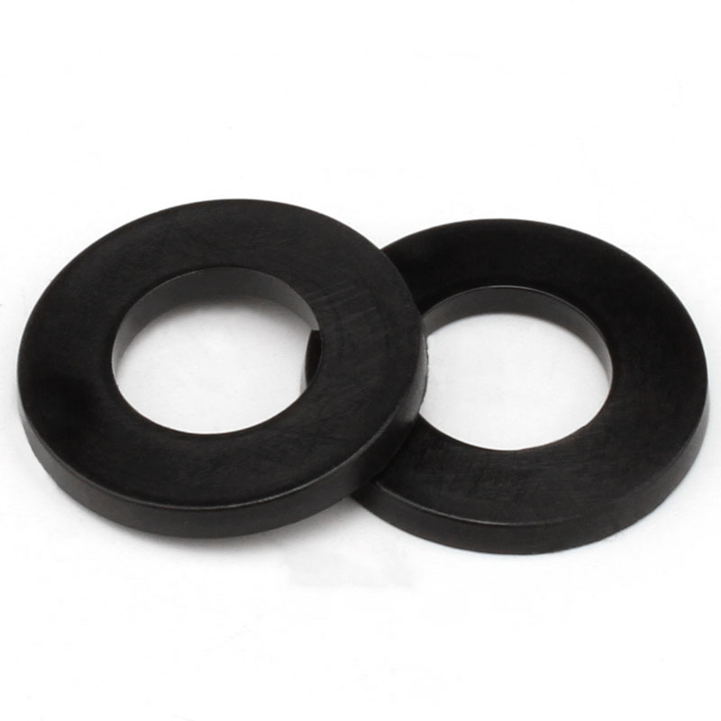 尼龙平垫片 黑色圆形绝缘平垫塑料耐高温螺丝垫圈M2MP2.5M3M4M5M6