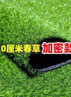 仿真草坪地毯人工假草皮户外阳台绿色人造塑料地垫幼儿园围挡装饰