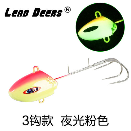 LD太刀天亚双钩夜光船钓带鱼专用钩白带鱼太刀鱼160/200/250/300g