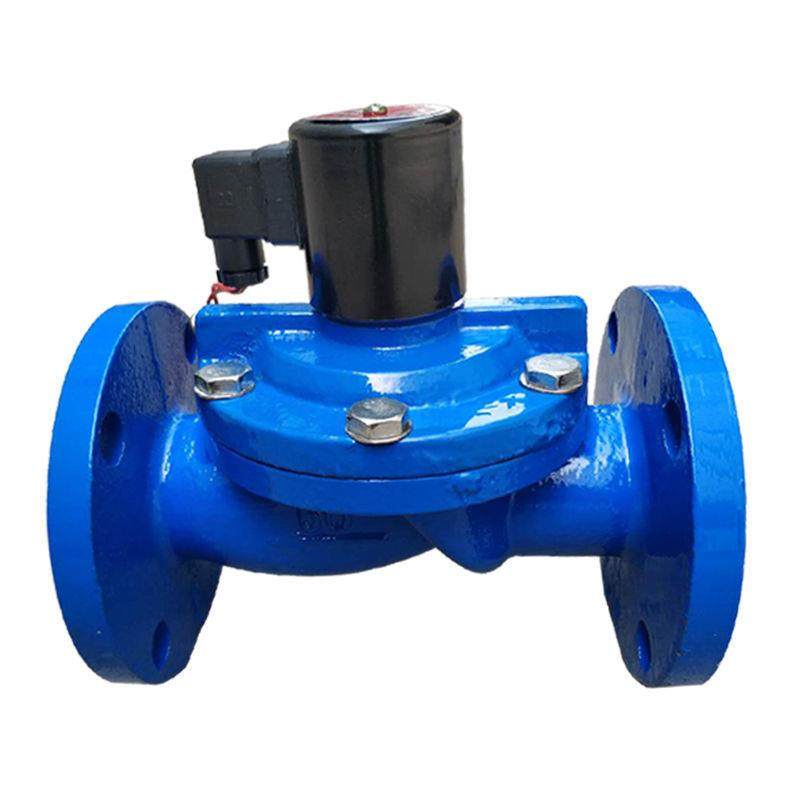 铸铁DF 法兰电磁阀开关阀水阀先导式膜片式DN50 65 80 100 4寸