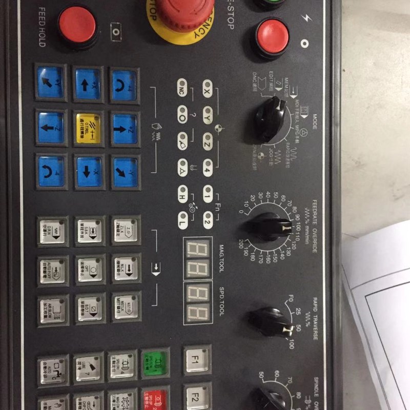 凯博机床GV-1520龙门加工中心操作面板LI-MN-ZC07MAIN发那科MF PL