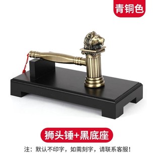 工厂直销金色印字公司锤装修龙头开工仪式锤子大吉开工锤装饰锤子