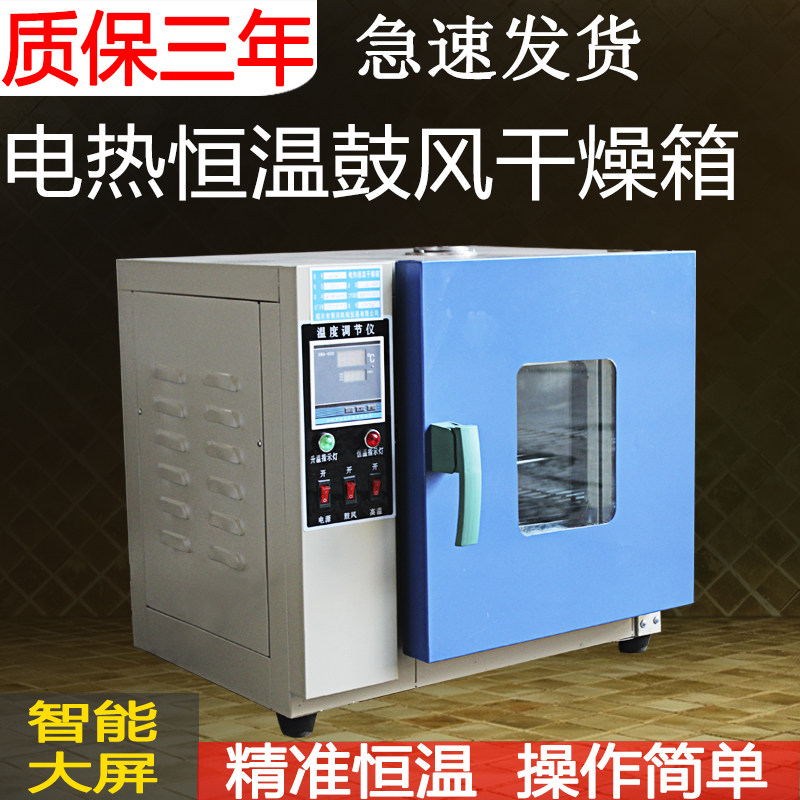 电热鼓风干燥箱工业小烘箱实验室药材烘干箱大灯烤箱恒温箱促销