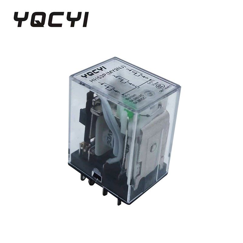 HH52P53PHH54PMY2NJAC220V交流直流 DC12V 24V小型中间电磁继电器