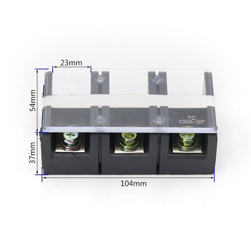 接线排 接线端子全铜连接器 接线端子排 TC-1003 100A 3组 TC1003