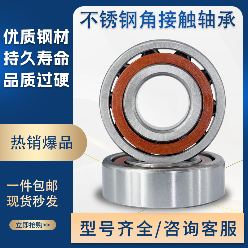 不锈钢角接触轴承 S708 7000 7001 7002 7003 7004 7005 7006AC
