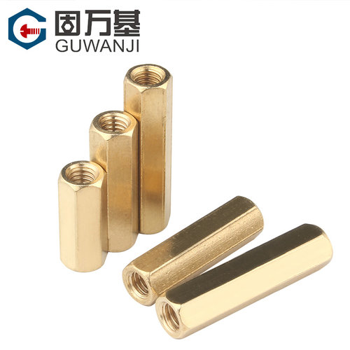 双通六角铜柱双头主板铜螺柱隔离柱间隔柱螺丝螺母支撑柱M2M2.5M3