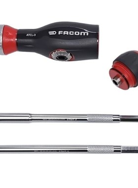 FACOM法d贡棘轮螺丝批PROTWIST手柄套筒3合1套装ATCL.3.12PB