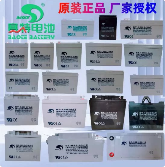 海湾GST松江利达天成泰和安消防主机EPS应急报警赛特蓄电池BT-12M