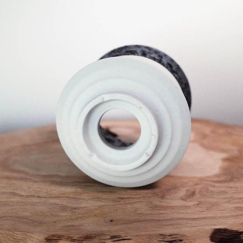 P半ND肉龙原创釉日UNM式块根多植物花盆星兜龟甲万象盆透气白陶瓷