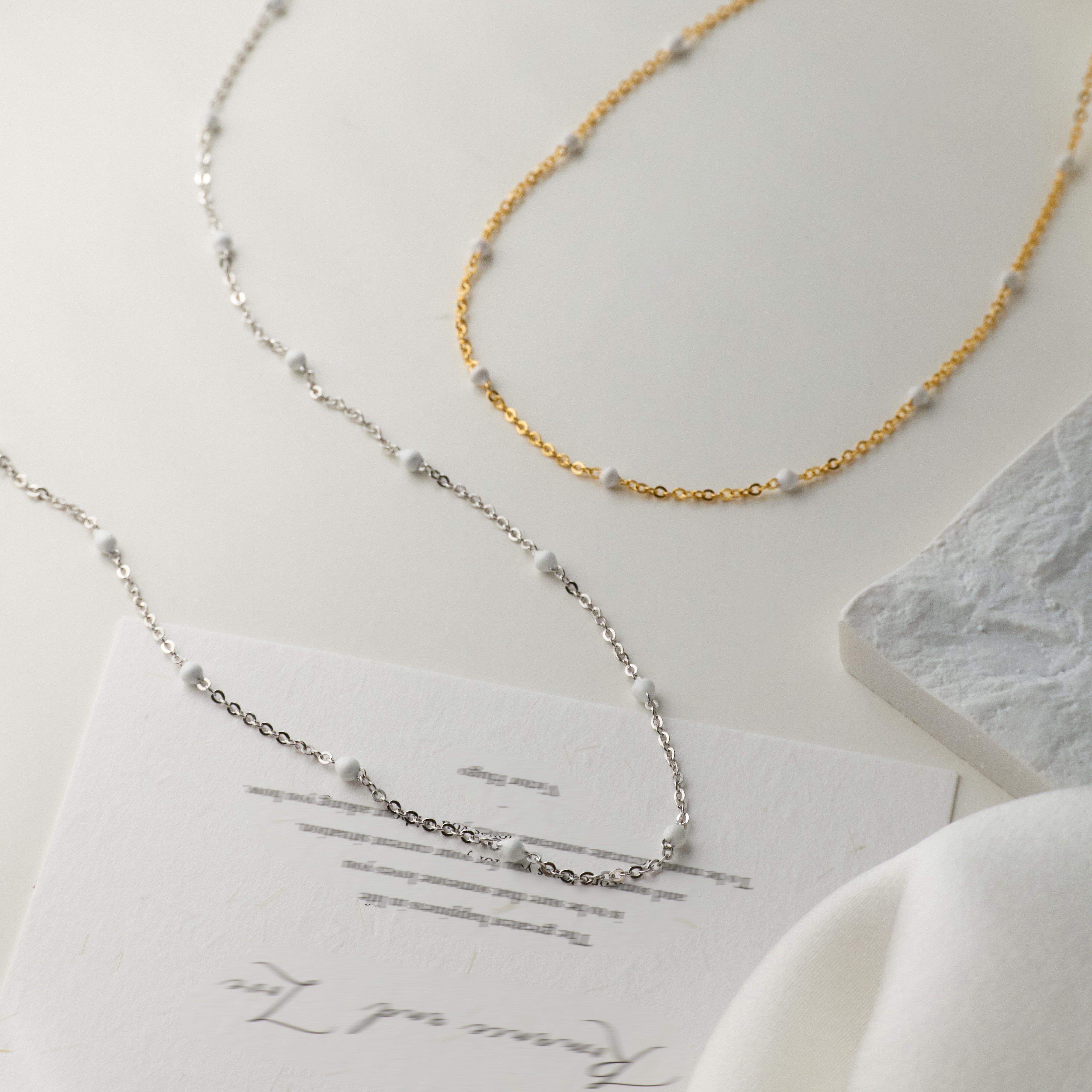 气质百搭精致项链百搭素链锁骨链