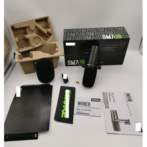 跨境有线鼓麦克风 SM7DB动圈内置话放直播录音鼓麦克风话筒 现货
