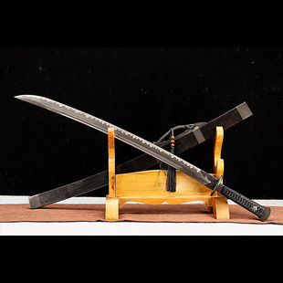 龙泉市刀剑精品一体锻打高端明刀精品雁翎刀乌木绣春刀未开刃