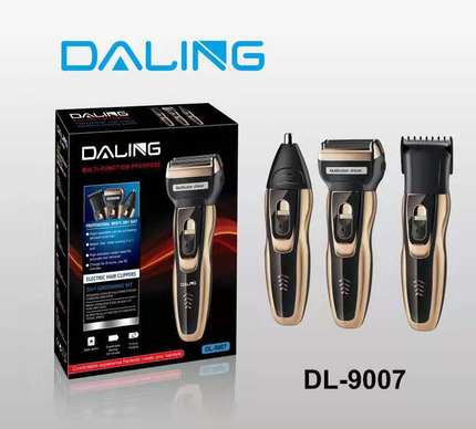 达玲DALING-9007电动剃须刀鼻毛修剪器理发剪刮胡刀套装