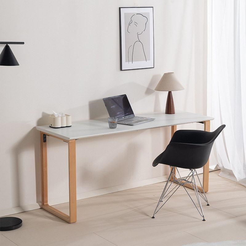 北欧风办公桌靠窗长条桌网红双人家用办公电脑桌简约书房加长桌子