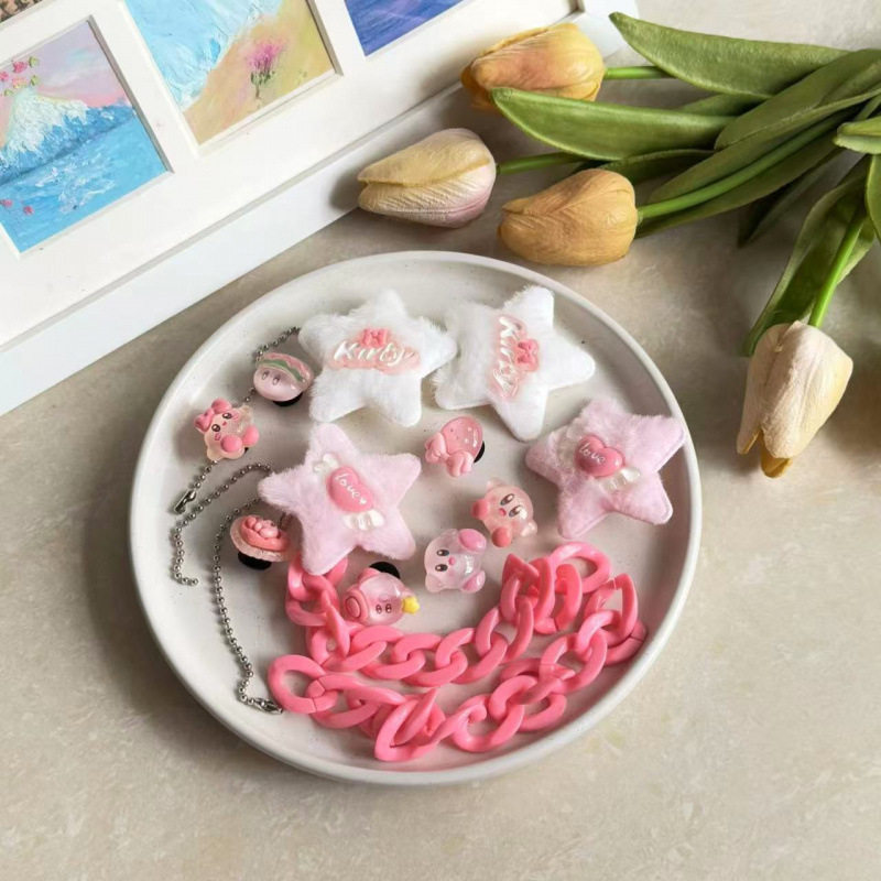 洞洞鞋配饰diy鞋花合金水钻可拆卸卡通链条ins小红书热款配件套装