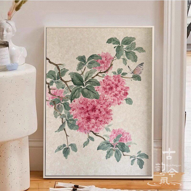 【中式绣球花】十字绣2026新款线绣手工初学简单刺绣钻石画满钻5d