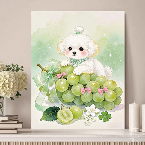 【萌犬青提】2026新款十字绣套件可爱小狗刺绣diy手工礼物钻石画