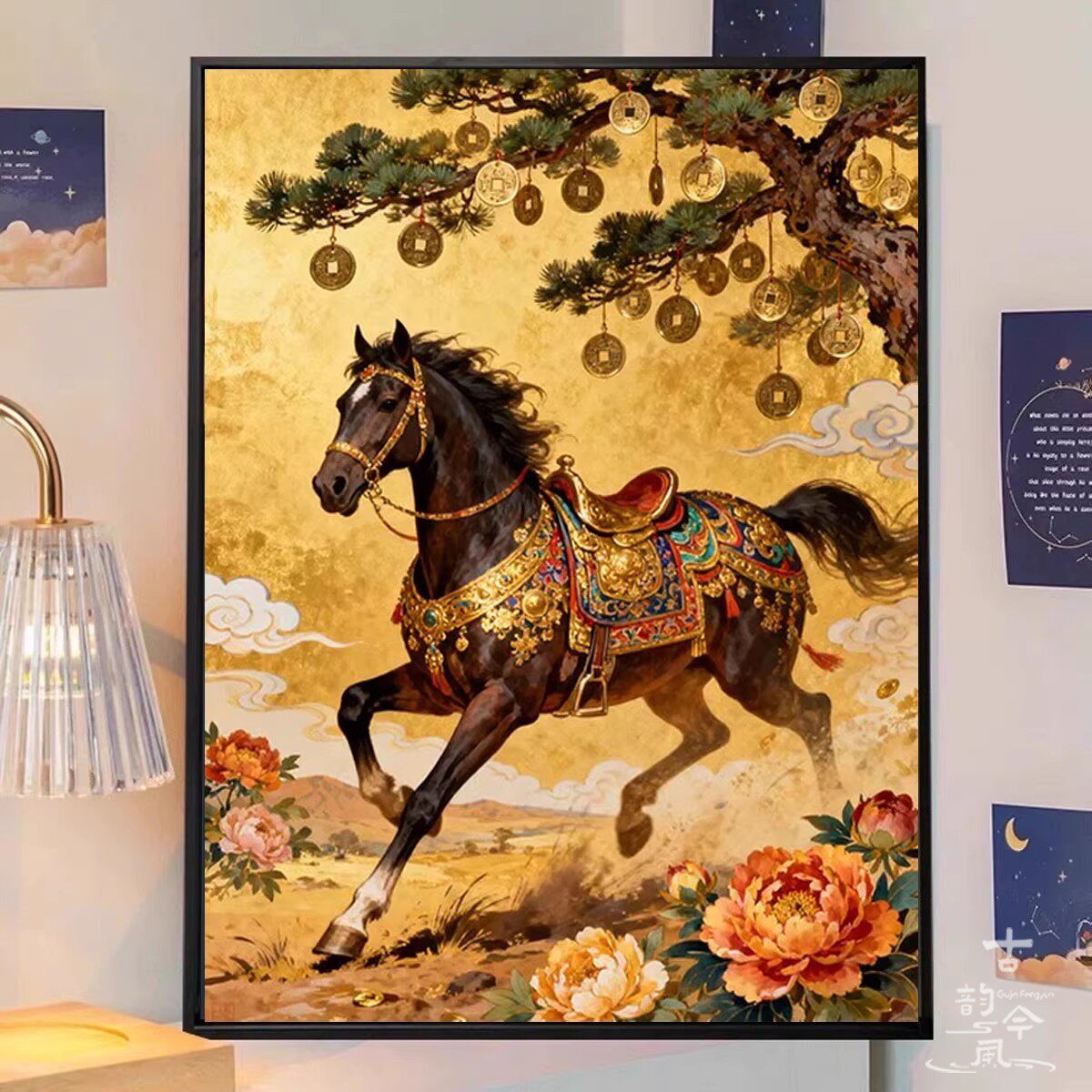 【马踏金辉】高端十字绣满绣2025新款手工初学简单刺绣钻石画满钻