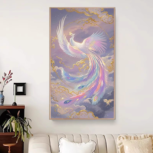 【凤凰涅槃】十字绣新款客厅玄关刺绣中国风手工钻石画满钻5d自粘